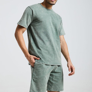 High Street Style Polyester/Cotton Sports Casual Wear Men's Summer Casual Matching <b>Set</b> Eco-Friendly Men's Outerwear <b>Twin</b> <b>Sets</b> - Product Image 3
