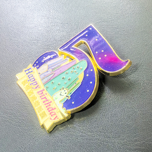 Nhà Máy Kim Loại Phù Hiệu Nút Công Ty Công Ty Trường Biểu Tượng Mềm Cứng Chất Lượng Kẽm Hợp Kim Nướng Men Pin Kim Loại Tùy Chỉnh Huy Hiệu - Product Image 4