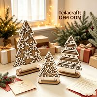 Ornement de Noël en bois découpé au laser avec nom personnalisé, décorations de Noël pour la maison, cadeaux créatifs pour les amateurs de bricolage