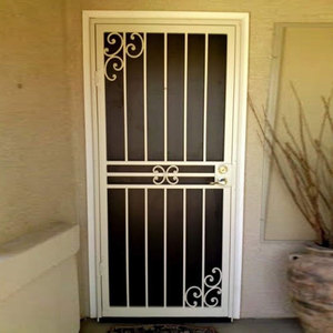 Galvanizado <span class=keywords><strong>DE</strong></span> SEGURIDAD puerta Exterior puerta <span class=keywords><strong>de</strong></span> hierro forjado para <span class=keywords><strong>casa</strong></span> residencial - Product Image 5
