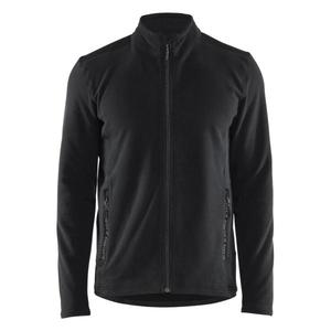 BLAKLADER-Veste micropolaire 476510109996XXXL Noir/Gris moyen-VESTES DE TRAVAIL EAN 7330509908143 VESTES SOFTSHELL TOUTES SAISONS - Product Image 1