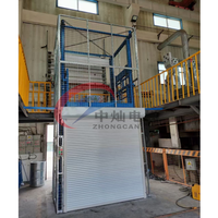 Plateforme élévatrice hydraulique CE pour entrepôt, 1000 kg, élévateur de marchandises intérieur/extérieur avec grille métallique