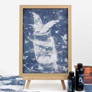 Film de cyanotype A4 bleu, 20 pièces, pour projets DIY, thème Plage et Ciel Nocturne, cadeau vintage, vente chaude transfrontalière - Product Image 2