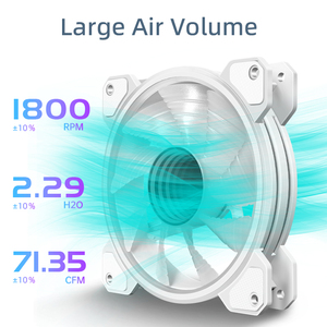 مروحة COOLMOON للبيع المباشر بسعر الجملة مروحة غلاف الكمبيوتر الرخيصة PWM ARGB المدعومة من مواد اصلية مروحة كمبيوتر للألعاب عالية الجودة 120مم - Product Image 5
