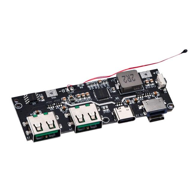 22.5W Power Bank 5 Port Bidirectional Fast Charging Mobile Power Module Circuit Board DIY Motherboard Material QC4+PD3.0