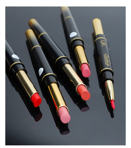 14 colori nuovo Design crema impermeabile rossetto a lunga durata balsamo per le labbra <span class=keywords><strong>2</strong></span> in 1 Lipliner con rossetto - Product Image 1