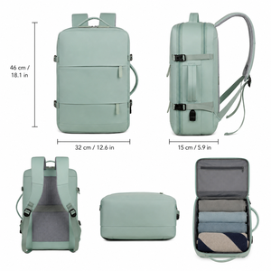 <span class=keywords><strong>Mochila</strong></span> Personalizada con Logotipo de Fábrica, Convertible, Impermeable, para Viajes de Negocios, con Compartimento para Zapatos, Diseño de Maleta para Hombre y Mujer, 17.3 Pulgadas - Product Image 4