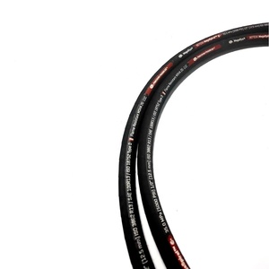 EFG5K 5000psi SAE 100R13 <span class=keywords><strong>Manguera</strong></span> de goma hidráulica industrial negra Caucho sintético Corte trenzado de alambre de acero de alta presión - Product Image 5