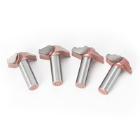 Fresa de perfil clásico de carburo de tungsteno con vástago de 1/2 pulgada para carpintería, herramientas CNC para corte de puertas