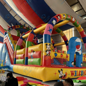 Castillo inflable de Doraemon de 6m x 10m, material de PVC, fácil de instalar, ideal para parques de atracciones, aplicación de juegos de Vietnam. - Product Image 5