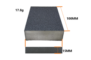Spugna Abrasiva ad Alta Densità 100*70*25mm con <span class=keywords><strong>Velcro</strong></span> <span class=keywords><strong>per</strong></span> <span class=keywords><strong>Levigatrice</strong></span> Roto-Orbitale, Preparazione Vernice Carrozzeria Auto - Product Image 5