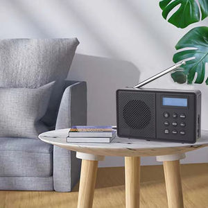 Multifunction FM <b>Radio</b> with High-Quality Speaker and BT Wireless Connection,Portable Wakm Easy to <b>Operate</b> for Home and Outdoors - Product Image 4