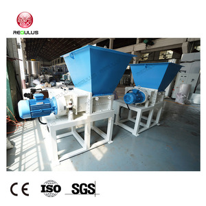 Nhựa PP Pallet Bảng điều khiển các tông sóng giấy tái chế đôi trục băm nhỏ thiết bị nhựa Shredder máy - Product Image 5