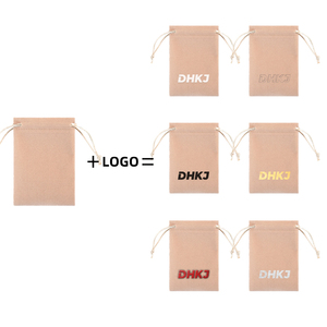 Wholesale Customizable Size Drawstring Flocking <b>7</b>*9cm Jewelry Pouch High Quality Luxury Gift Promotions Fine Jewelry Pouches - Product Image 5
