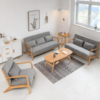 Chaise de salon, chaise de canapé de lecture, balcon en bois massif de style nordique, lecture décontractée, semi-inclinable confortable, dossier bas