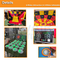 Système de jeu interactif LED IPS Challenge Battle Arcade, jeu interactif unisexe pour les aires de jeux et les parcs