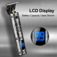 Tondeuse à cheveux rechargeable USB Type-C Five Plus FP-908, lavable, étanche IPX5, écran LCD, longueurs réglables, 2000 mAh, qualité salon