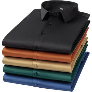 T-083โรงงานมาใหม่ยืดเสื้อผู้ชายเสื้อยืดแขนยาวยืดต่อต้านริ้วรอยเสื้อ - Product Image 4