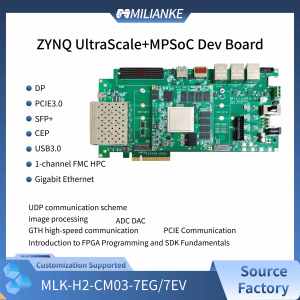 MILIANKE FPGA 개발 보드 ZYNO UltraScale+MPSoC XCZU7EV/7EG-MLK-H2 PCIe SFP FMC DDR4 4GB EMMC 8GB - Product Image 3