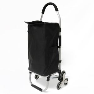 Chariot à main pliable 3 en 1 robuste avec chariot d'épicerie à 6 roues, sac étanche portable pour le déplacement, le camping - Product Image 1
