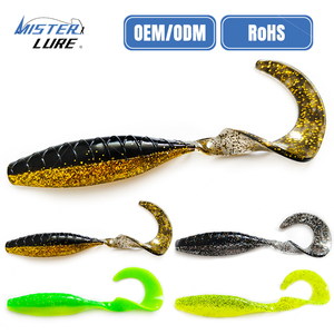 เหยื่อปลอม <span class=keywords><strong>MISTER</strong></span> LURE ขนาด 16 ซม. น้ำหนัก 23 กรัม ทำจาก PVC หางงอ สำหรับตกปลาเทราต์ ปลากะพง ปลาสาก เหยื่อตกปลาแบบผิวน้ำ - Product Image 1