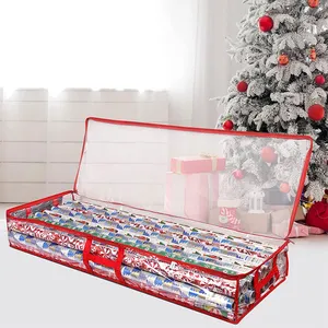 Wrap Aufbewahrung sbox Halter für Ribbon Gift Wrap Organizer Under Bed Packpapier Aufbewahrung behälter