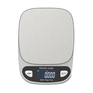 Balance de cuisine électronique portable Weiheng, précision 0,1g, capacité 12KG/1G, écran LCD/LED, ABS, prise en charge OEM - Modèle WH-B33 OEM - Product Image 4