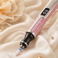 Perceuse à ongles électrique sans fil rechargeable, lime à ongles portable avec charge USB pour la maison et le salon, faible niveau sonore