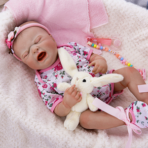 Bayi mobil <span class=keywords><strong>Dolly</strong></span> 22 pernapasan Zoro roda buatan tangan bergerak ekan bayi Muneco Silicona tidur Vajilla balita Reborn boneka - Product Image 3