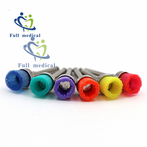 Vendita calda di Nylon Colorato Fermo Appartamento Lucidatura Lucidatore Profilassi Coppa Spazzole Dentista Prodotti - Product Image 3