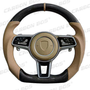 Ventes directes d'usine adaptées à <span class=keywords><strong>Porsche</strong></span> Panamera Cayenne Macan Cayman <span class=keywords><strong>GT4</strong></span> Boxster 718 981 911 GT volant en Fiber de carbone - Product Image 5