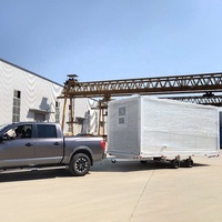 Petit conteneur extensible et mobile, remorque caravane de maison, nouveau design coréen à vendre