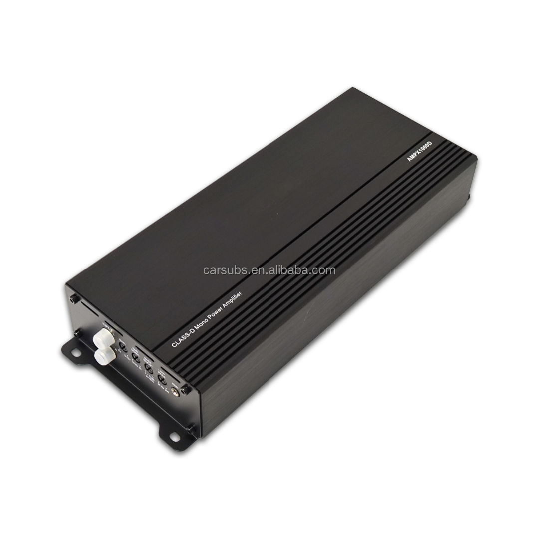 AMPX1000D Car Stereo Mono Amplifier 2800W 1D Strong Bass Subwoofer Amp  Class D Car Amplifier Monoblock