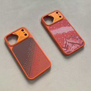 Custodia per <span class=keywords><strong>iPhone</strong></span> con Stampa Opaca Multicolore e Protezione Fotocamera in Metallo, Antiurto, per Serie <span class=keywords><strong>iPhone</strong></span> - Product Image 3