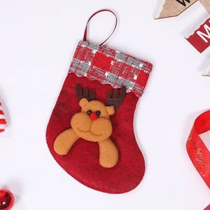 Cotton Christmas <b>Socks</b> with <b>Soft</b> & Eco-Friendly Tree <b>Top</b> Decoration for Children's Gift Pack-Factory Direct Sales - Product Image 2