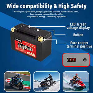 <span class=keywords><strong>Batterie</strong></span> de démarrage pour moto <span class=keywords><strong>12V</strong></span> LiFePO4 6Ah-<span class=keywords><strong>30Ah</strong></span>, <span class=keywords><strong>batterie</strong></span> de démarrage au lithium pour ATV, UTV, scooter, sports motorisés - Product Image 4