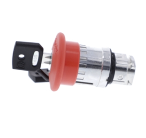 Nuevo Botón de Paro de Emergencia Schneider ZB4BS944 Harmony XB4, Cabeza de Botón de 40mm, Tipo Hongo Rojo, Liberación con Llave de 22mm, Metálico - Product Image 1