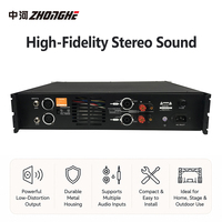 Amplificateur de puissance stéréo professionnel à haut rendement 8 ohms pour montage en rack, pour scène, DJ, KTV, système audio domestique, enceintes