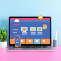 Layanan pengembangan situs Web e-commerce Web-shop Online untuk menjual barang yang dioptimalkan untuk SEO dan visibilitas Admin Vendor tunggal