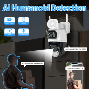 Cámara de Seguridad 4G con Flujo Libre, Luz Negra, CMOS de 3MP, Vista de 360°, IP66 Impermeable, Visión Nocturna, Alarma por Voz, Monitoreo Remoto Móvil, Tarjeta TF - Product Image 5