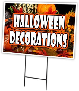 Panneau de jardin d'Halloween le plus vendu, impression UV durable, en Coroplast, imperméable, décoration extérieure de jardin pour les fêtes d'Halloween avec piquet en métal en forme de H - Product Image 6