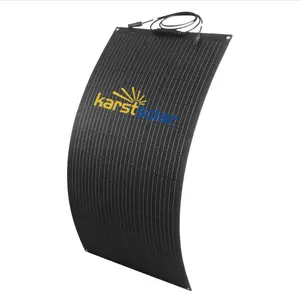 Promotional Price High Quality Flexible Solar Panels 200w 300w Anodized Aluminium Alloy Frame Solar Tiles