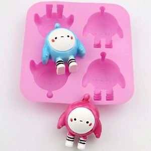 Moule en silicone écologique pour savon, gâteau, bougie, forme œuf à 4 trous, échantillon gratuit, fabrication OEM/ODM - Product Image 1