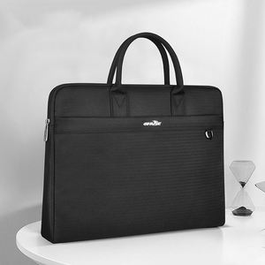 Porte-documents professionnel étanche grande capacité en cuir PU pour ordinateur portable 15,6 pouces pour hommes, rangement de documents et d'informations pour réunions - Product Image 5