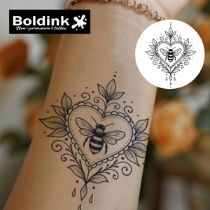 Autocollant de <span class=keywords><strong>tatouage</strong></span> au stylo Jagua Boldink personnalisé, motif étoile réaliste et délicat, pour le corps et les doigts, imperméable, longue durée (2 semaines) - Product Image 1
