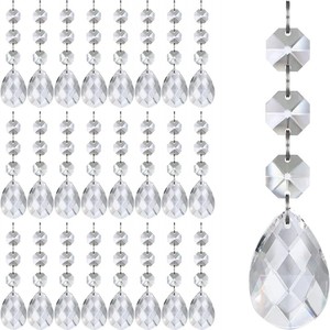 Crystal Ornaments <strong>Christmas</strong> <strong>Tree</strong> Decorations Balls <strong>Clearance</strong> Hanging Crystals for Centerpieces Acrylic Chandelier Decorative - Product Image 1