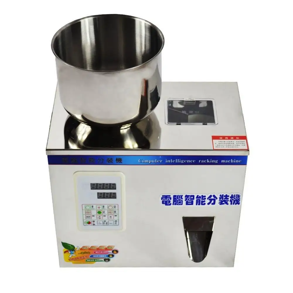 Mini 2-200g semi automatic powder / granules / tea filling machine