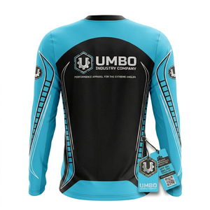 Camiseta de pesca de manga larga para hombre, tela deportiva premium, material que absorbe la humedad, ajuste cómodo, camisa de pesca para hombre - Product Image 2