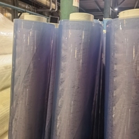 Rouleau de film PVC super transparent feuille de vinyle transparente pour sacs d'emballage pochettes à outils et nappes
