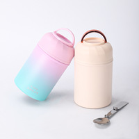 Pot de conservation alimentaire en acier inoxydable de 500 ml sans BPA, thermos alimentaire isolé sous vide